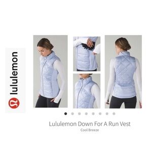 Lululemon Lavender down for a run Vest